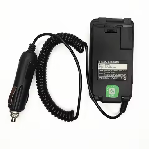 Quansheng-UV-K5 Walkie Talkie Car Charger, Battery Eliminator, 12V, Fit for UV-K6, UV-K58, UV-5R Plu