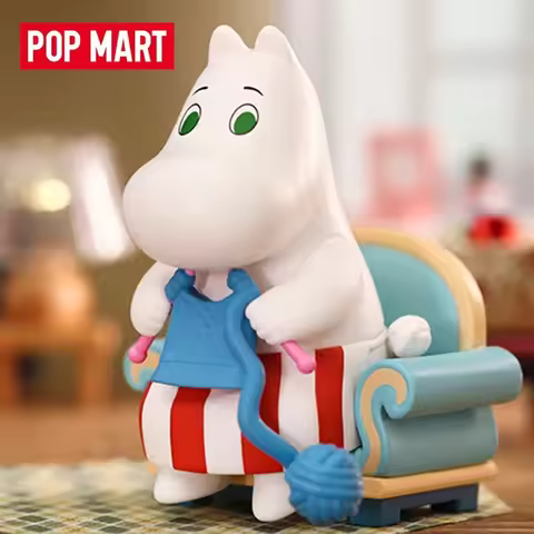 POP MART LIFE IN THE MOOMINVALLEY Series Blind Box Guess Bag Desktop Decoration Cute Model Gift Girl