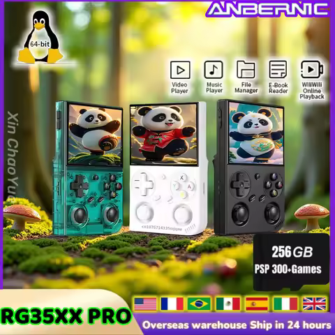 Anbernic RG 35XXPro Retro Handheld Game Console RG35XX Pro Gaming Player Support RixelHK WiFi Stream
