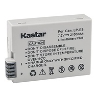 Kastar LPE8 Battery (1-Pack) Compatible with Canon LP-E8, LC-E8E, BG-E8 and Canon EOS 550D, EOS 600D