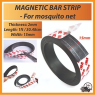 15mm Magnetic Tape Strips for mosquito net Bar 3M Self Adhesive Tape Roll with Double Side Jaring Ny