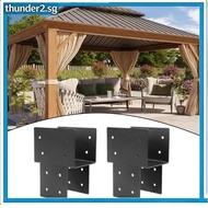 【1.14】 Heavy Duty Post Cap Tie-Down Bracket for Gazebo 4x4'' (Interior 3.5 x 3.5'')