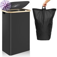 28 Gallon Recycling Bin for Kitchen Foldable Kitchen Recycle Bin with Lid and Reusable Inner Bag Lar
