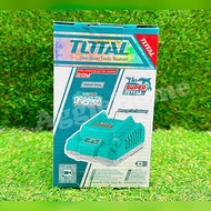 TOTAL เครื่องชาร์จ รุ่น TFCLI2001 20V แท่นชาร์จแบต เครื่องชาร์จแบตเตอรี่ 20v เครื่องชาร์จ จัดส่ง FLA