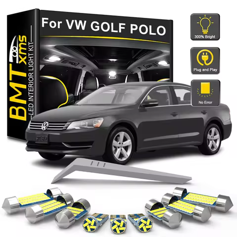 BMTxms Canbus LED Interior Light Kit For Volkswagen VW Golf Polo 3 4 5 6 7 MK3 MK4 MK5 MK6 MK7 6R 6C