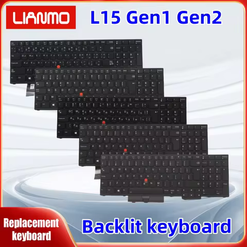 Arabic/Belgium/Bulgaria/Brazil/Canada French/Dansk/Spanish Keyboard Suitable for Lenovo ThinkPad L15