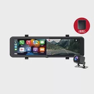 Coral Vision R9 - 11吋CarPlay行車紀錄器 4K Sony感光元件 (含GPS測速天線) 無 黑色