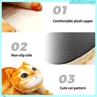 Cat Slippers for Women/Men, Cute Cat Slippers for Home, Anti-slip Fuzzy Kitty Slippers, Animal Slipp