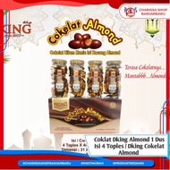 Dking Almond Chocolate 1 Box Contains 4 Jars Dking Almond Chocolate/ EXP 2025