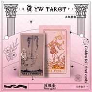 Ready Stock Tarot Gilding Full Set Game Weite Tarot PVC Board Game Genuine Waterproof Card Card Whol