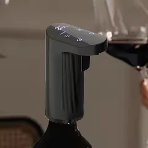 Portable Mini Automatic Wine Decanter Electric Wine Decanter Rechargeable Wine Pump Whiskey Wine Aer