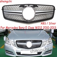W212 Diamond Style Front Bumper Grill For Mercedes Benz E Class W212 Pre-facelift E200 E250 E300 E35
