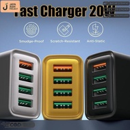 20W Fast Charging Charger Adapter 4 Port Usb 5V 3.1A Quick Charger Fast Charging Qc 3.0 Usb Wall Cha
