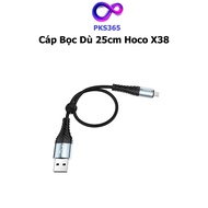 Hoco X38 USB 25cm fast charging cable for data transfer for Smartphones, 25CM long