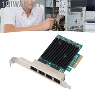 1qiwan-my Generic PCIe Ethernet Card  Network PCI Express Adapter Gigabit Professional 8125B 4 Port 