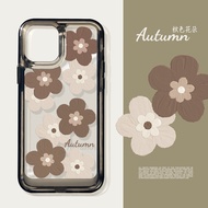 Case for iphone 6 6s 7 8 Plus X XS Max SE 11 12 13 14 15 Pro Max Plus Series Back Cover Autumn flowe