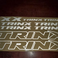 trinx bike frame sticker set reflective