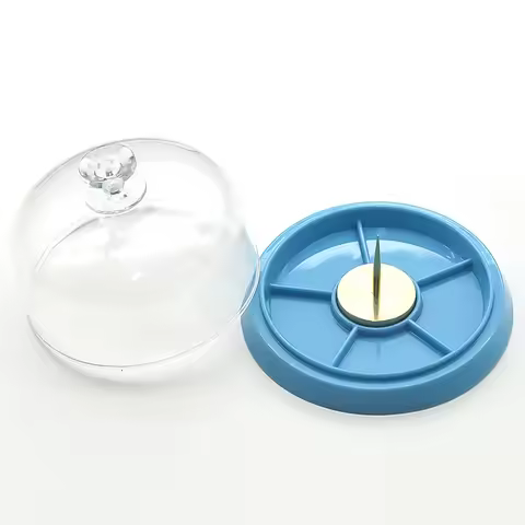 6 Slots Watch Dust Sheet Cover with Tray Watch Movement Repair Tool Jewelry Tools Spare Protector Wa