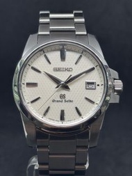 ⭕️⭕️極抵玩四位數Grand Seiko 菱格暗花石英錶🔥 二手中古 GRAND SEIKO Quartz  SBGX053  9F62石英機芯 37mm 藍寶石玻璃 100M防水 雙LOGO 日期