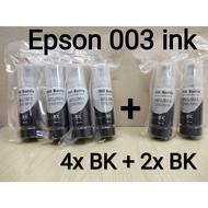 Compatible Epson 003 Black refill ink 70ml bundle super save valuable BK for Epson L3150 L3110 L1110