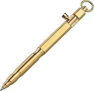 SMOOTHERPRO Brass Ballpoint Pen High Quality Bolt Action Solid EDC Pen for Office School Business Co