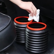 4L Folding Car Trash Can Garbage Bin Bucket Wastebasket Portable Rubbish for Vehicle Storage Waste B