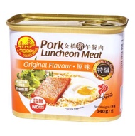 Luncheon Meat Pork Golden Bridge Original Flavour Luncheon Meat [Singapore Imported] 新加坡金桥猪午餐肉(原味) 340G