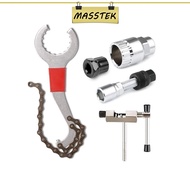 MASSTEK 6 in 1 Tool Chain Bottom Bracket Wrench Set Bike Accessories Cycling Bike Racing Tool 18935
