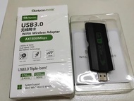 wifi6代USB無線網卡 1800M桌上型電腦訊號 發射器 接收器 隨身wifi  wifi6 wireless adapter