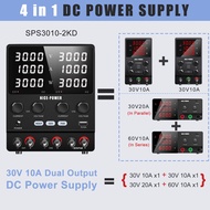 4 in 1 Lab Dual Dc Power Supply 3 Model PAR/SER/INDEP Adjustable Power Source 30V 10A 60V 5A Voltage