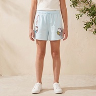 Babyshop Disney Above Knee Drawstring Waist Shorts With Hello Kitty Print