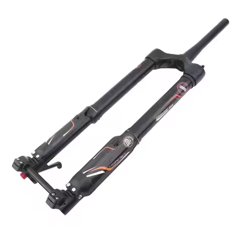 DNM USD-6S Double Shoulder Hydraulic Backflush Shock Absorber Front Fork 26 27.5 110 * 15 Barrel Axl