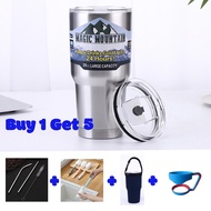 Ready Stock RockyMountain Ice Mug 900ml bigger capacity stainless steel mug promo package 冰霸杯 冰霸杯盖 冰