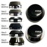 4pc 60/64/65/68/69MM SSR Black Style Sticker Car Wheel Centre Sport Rim Cap Fit for SSR Wheel