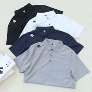 DESCENTE 冰絲無痕速幹翻領polo短袖衫 短袖T恤 Cotton Short Sleeve T-shirt 恤衫 棉t恤 男裝 tee shirt 衛衣 XXL Top t shirt men