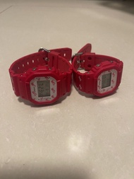 Casio G-SHOCK 紅色情侶對錶 ‘love’