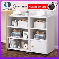 ✈✚■Bedside Cabinet With Wheels Printer Stand Office Printer Rack Storage Bedside Table Bedroom Cabin