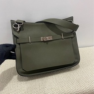 Hermes Jypsiere 37 橄欖綠銀扣