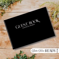 360 NAME Guest Book | Hadcover Guest book | Softcover Guest Book