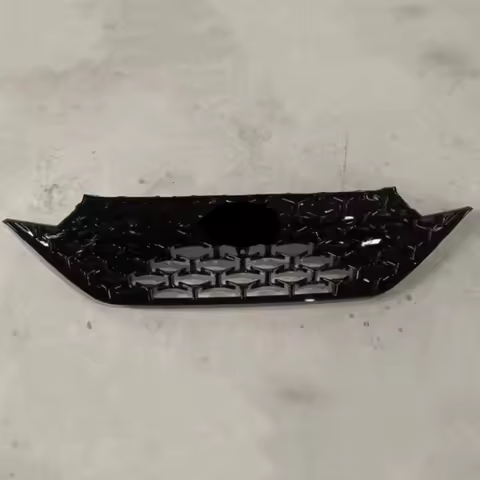 Black Grille Front Bumper Net Mask for Hyundai ix35 21-22 Modified New Style Grill with Camera Hole 