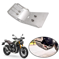 CJ7F สำหรับ Scrambler 400x Chassis Under Guard แผ่นกันลื่นเครื่องยนต์ การ์ดสำหรับ Scrambler 400x 4P7