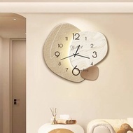 Wall Clock Living Room Internet Celebrity Modern Quartz Wall Clock Restaurant Niche Clock Home Light