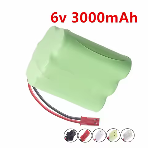 3000mAh 6v Ni-MH Battery Pack with JST/SM/Tamiya plug Aa 6v NiMH Batteries For Rc toys Car Truck Par