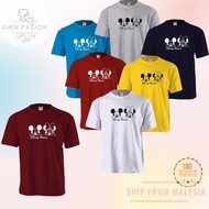 Mickey&Minnie Couple Shirt/ Baju Couple/baju lelaki perempuan/Tshirt Female/Male/100% Cotton//Baju k