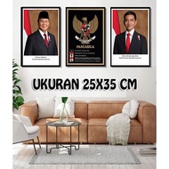 PRESIDENT & PRESIDENT'S PHOTO + FRAME 25x35 CM photo frame picture frame