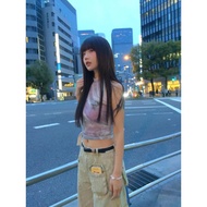 y2k y2k y2k y2k Women's Clothing y2k Top y2k Wear y2k Hot Girl Diamond Vest Female Summer Complex yk