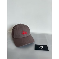 STÜSSY CAP CANVAS GREY