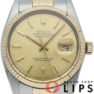 古董勞力士 Datejust 男士腕錶 16013(8) 18K 黃金/不鏽鋼香檳色顏色，1984 年，成色極佳 [二手]