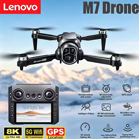 Lenovo M7 Drone 8K Professional Aerial Dual Camera Intelligent Obstacle Avoidance Brushless Motor Fo