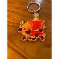 Cute Coiny and Pin TPOT BFDI Acrylic keychain, backpack decoration accessory, handbag, gift Battle f